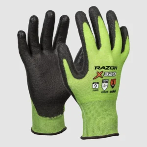 Esko Razor X320 Hi-Vis Green Cut 3 Glove