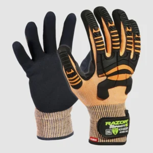 Esko Razor Impact 5 Glove, Orange