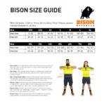 bison size guide 2