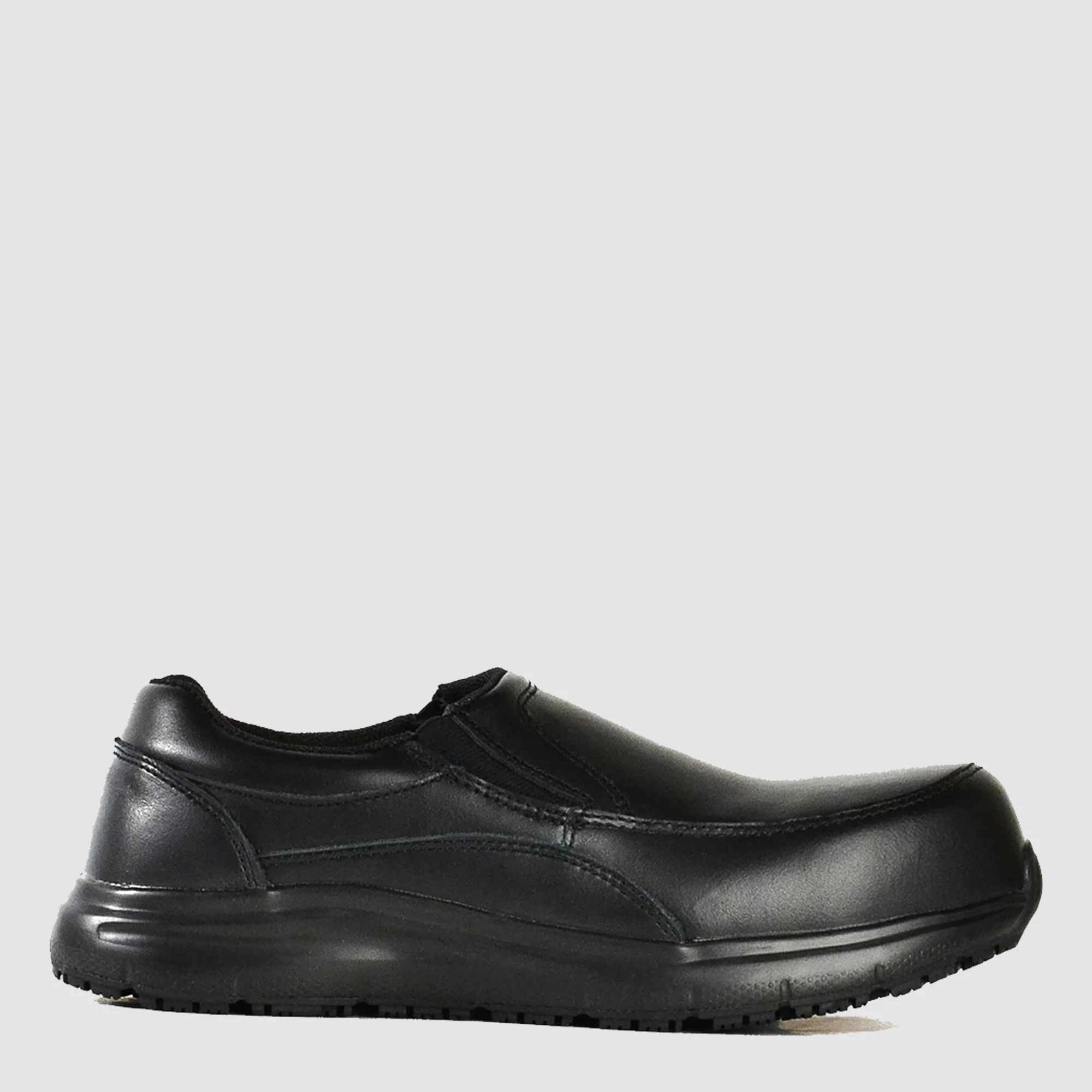 Bata Atlanta AT - Ladies Slip on Slip Resistant Safety Shoe 11 524 60804 Atlanta AT Black Profile 1
