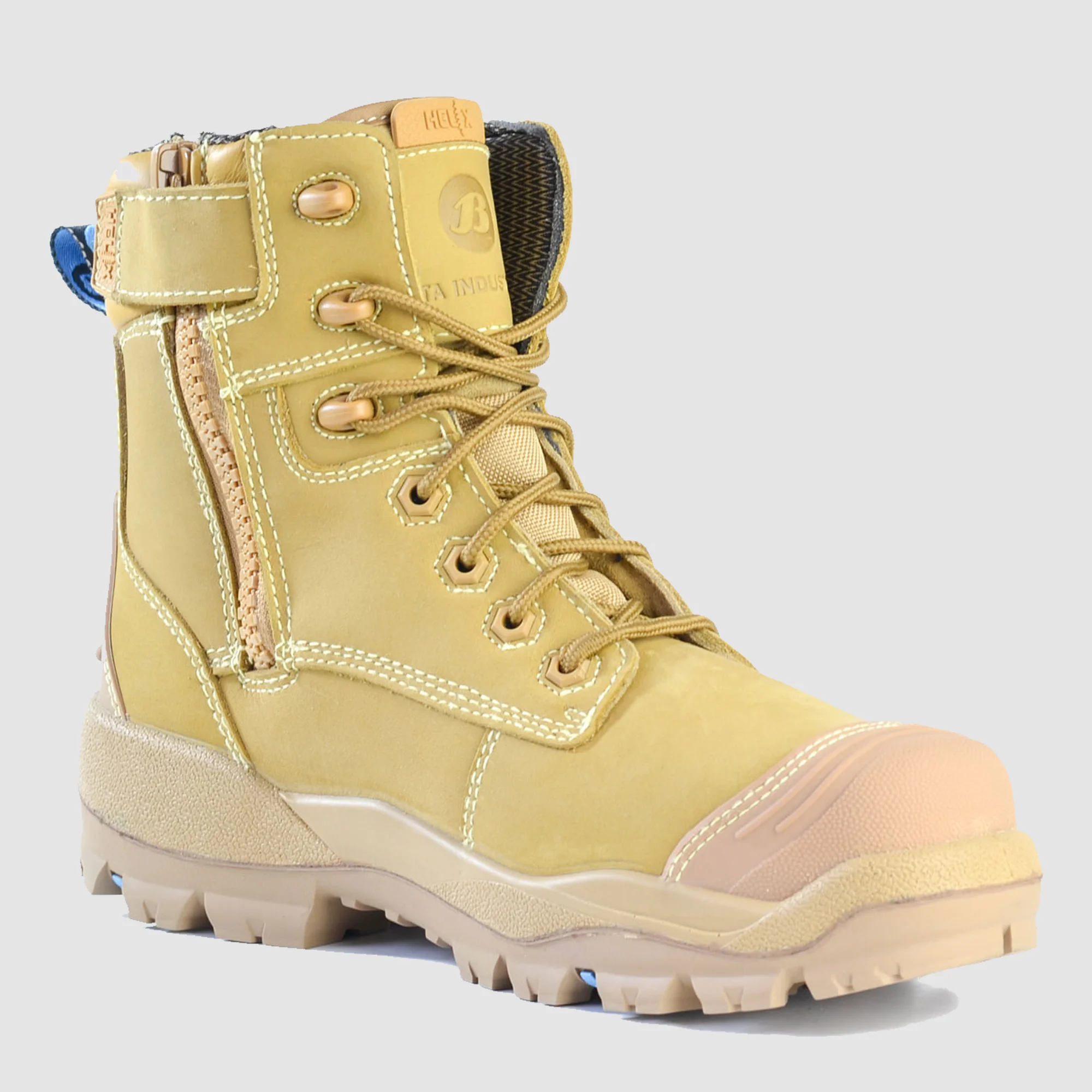 Bata Longreach Zip Ultra Wheat Safety Boot 6 804-88015 Longreach Zip Ultra Wheat -Toe