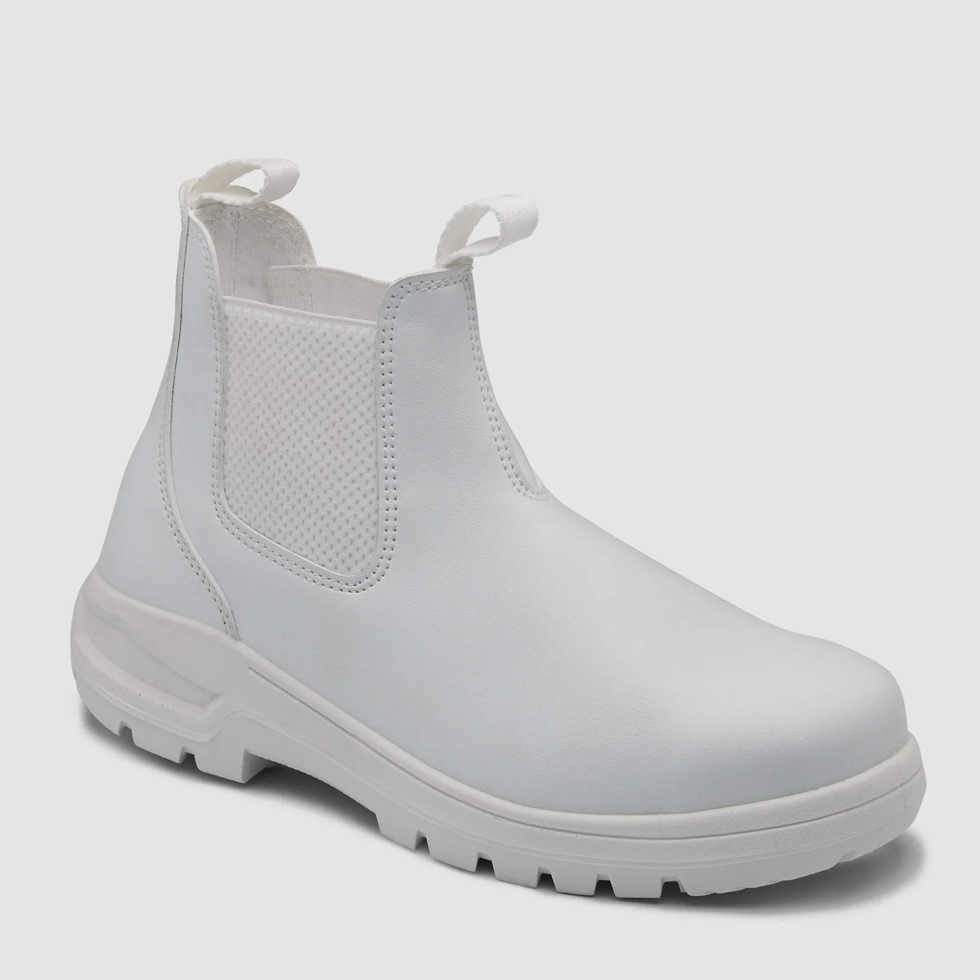 John Bull Bianco 4191 White Microfibre Elastic Sided Safety Boot 7 John Bull Bianco 4191 White Elastic Sided Safety Boot